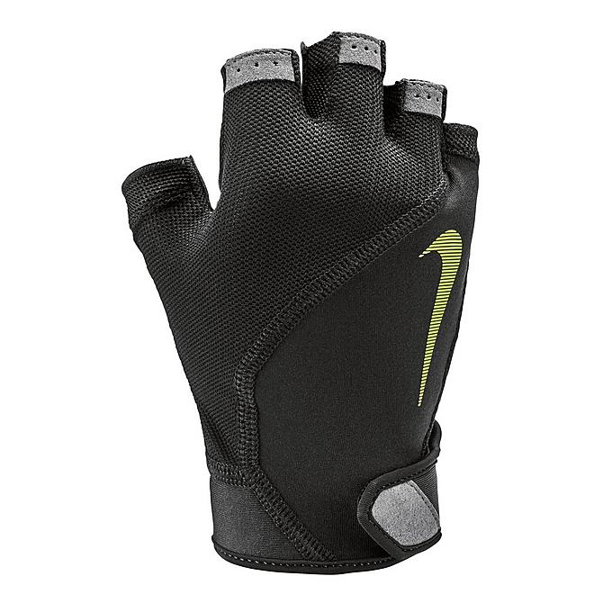 Back view of Men's Nike Elemental Fitness Gloves in Black/Dark Grey/Black/Volt Click to zoom