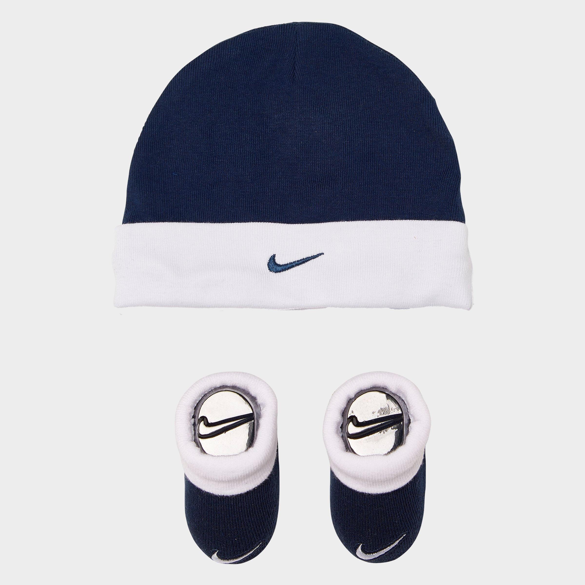 baby nike booties and hat