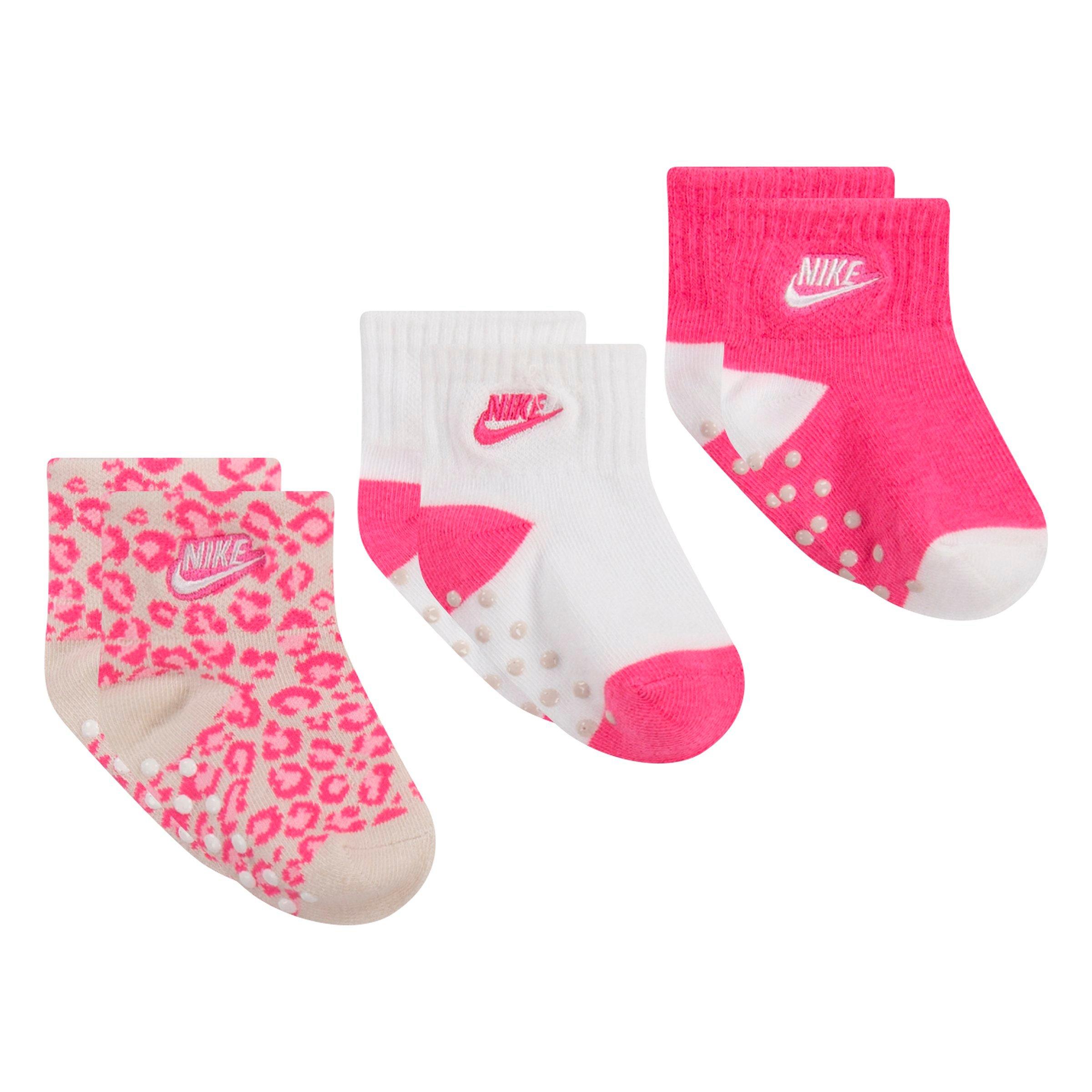 baby nike socks white