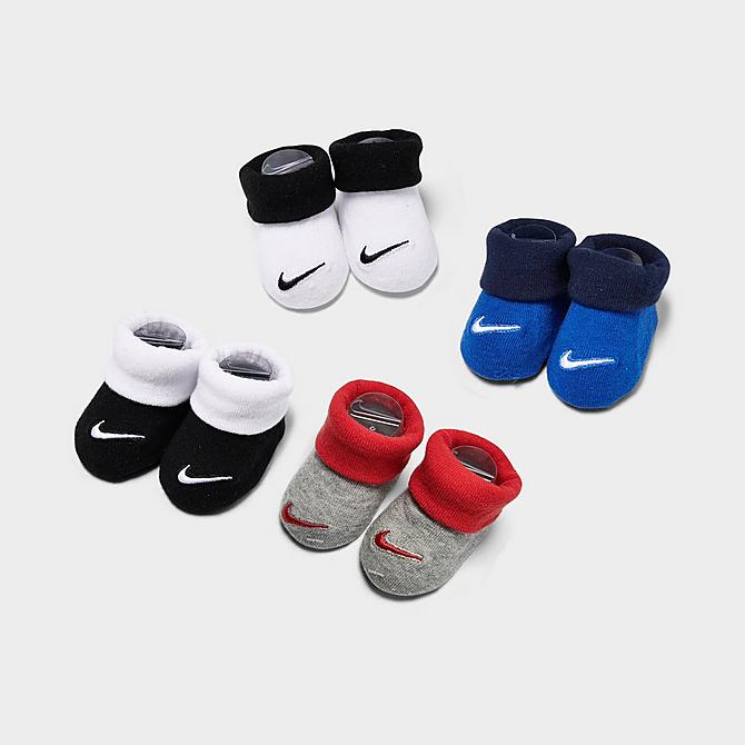 Back view of Infant Nike Swoosh Bootie Set (4-Pack) in Multi-Color Click to zoom