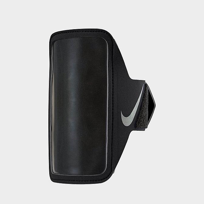 Front view of Nike Lean Armband in Black/Silver Click to zoom