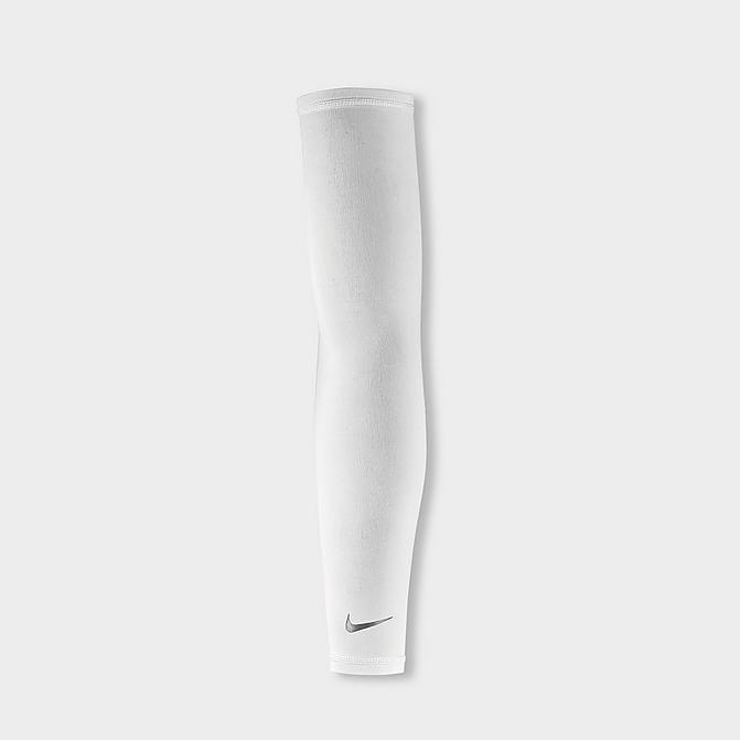Alternate view of Nike Lightweight Running Sleeves in White/Silver Click to zoom