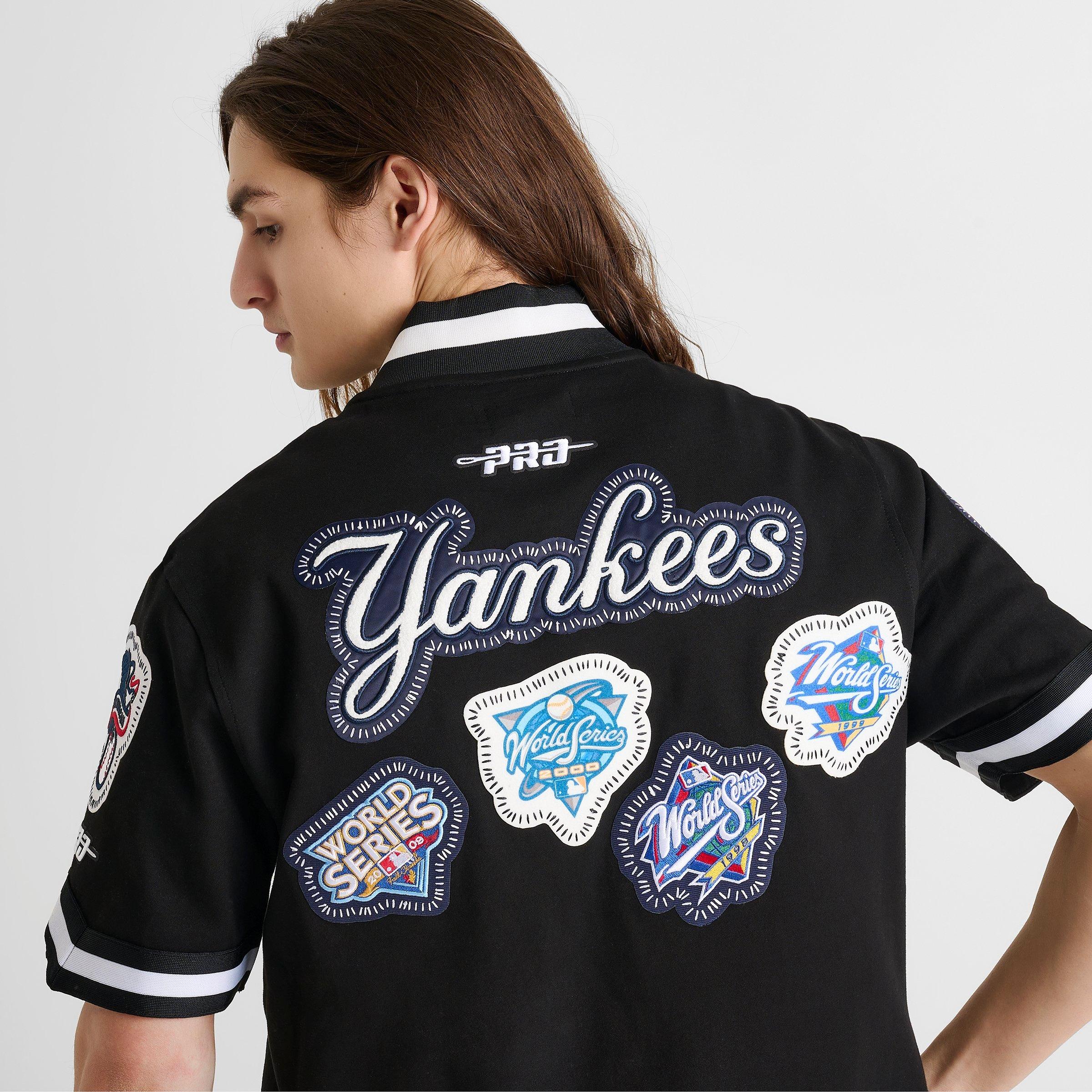 Men's Pro Standard New York Yankees MLB DIY Pick Stitch Short Sleeve Jacket