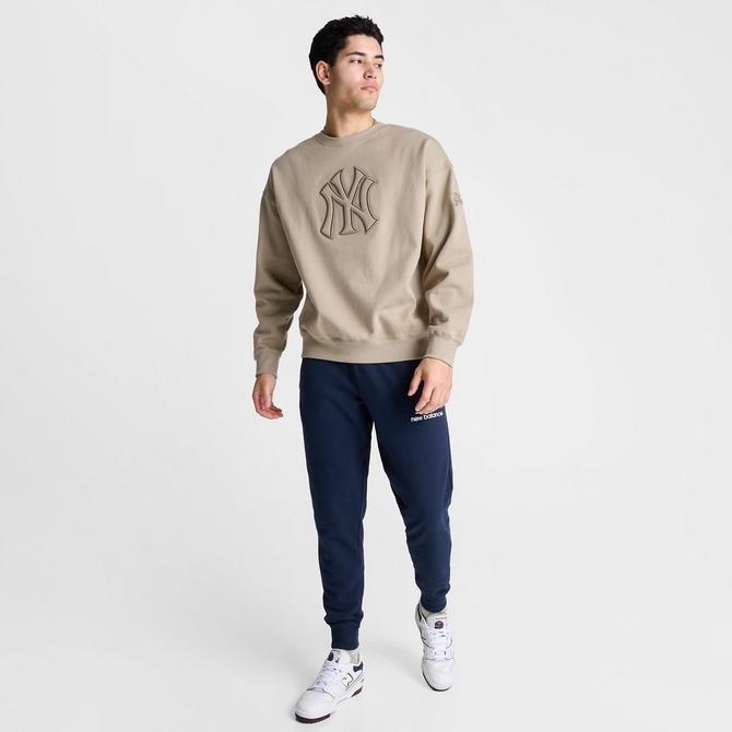 Men's Pro Standard New York Yankees MLB Stitched Logo Crewneck Sweatshirt