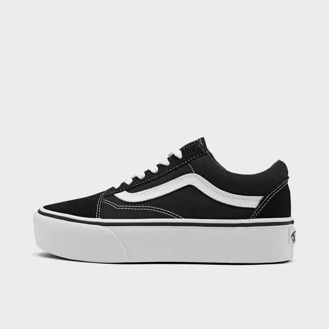 canal colorante Antecedente Women's Vans Old Skool Platform Casual Shoes| Finish Line