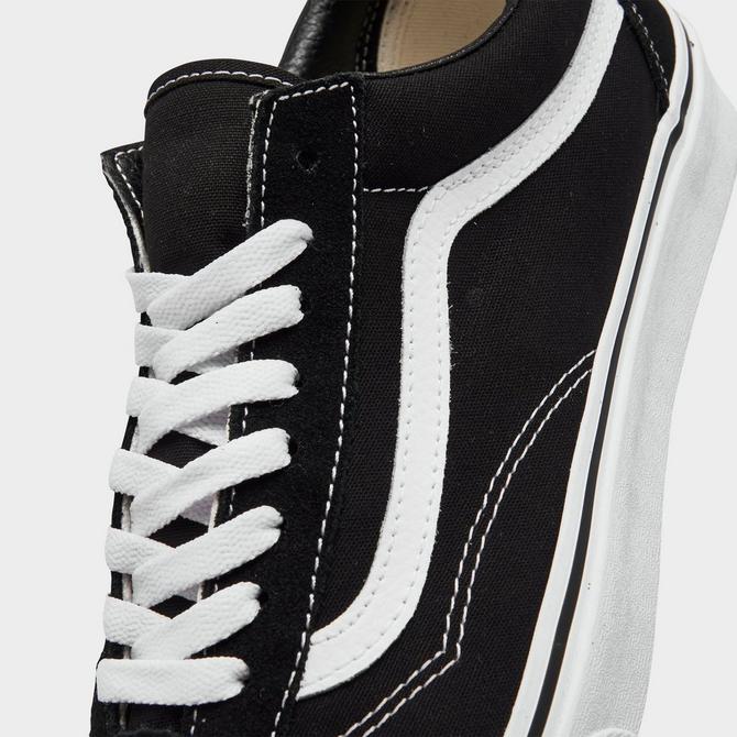 Vans Old Skool Wide Shoes (Canvas Black/Black) - 8.5 Men/10.0 Women