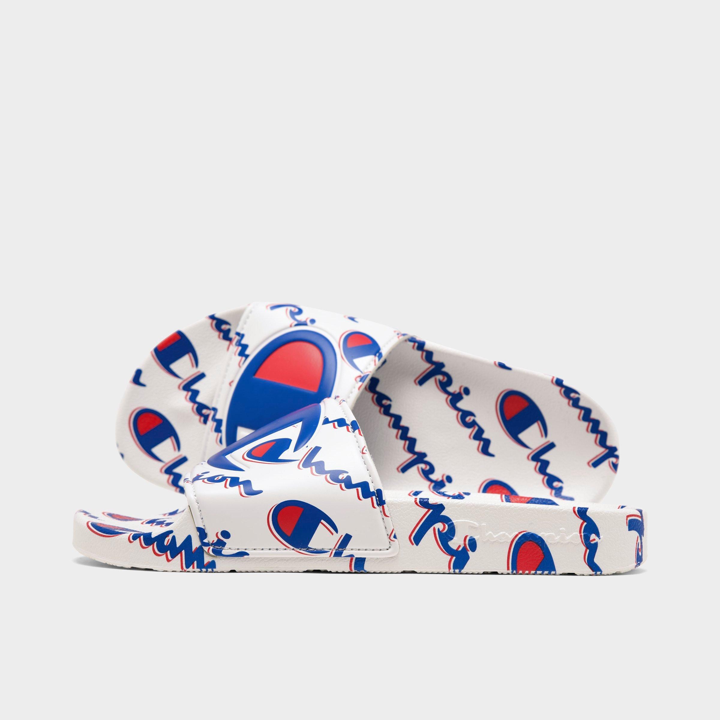 champion slides finish line