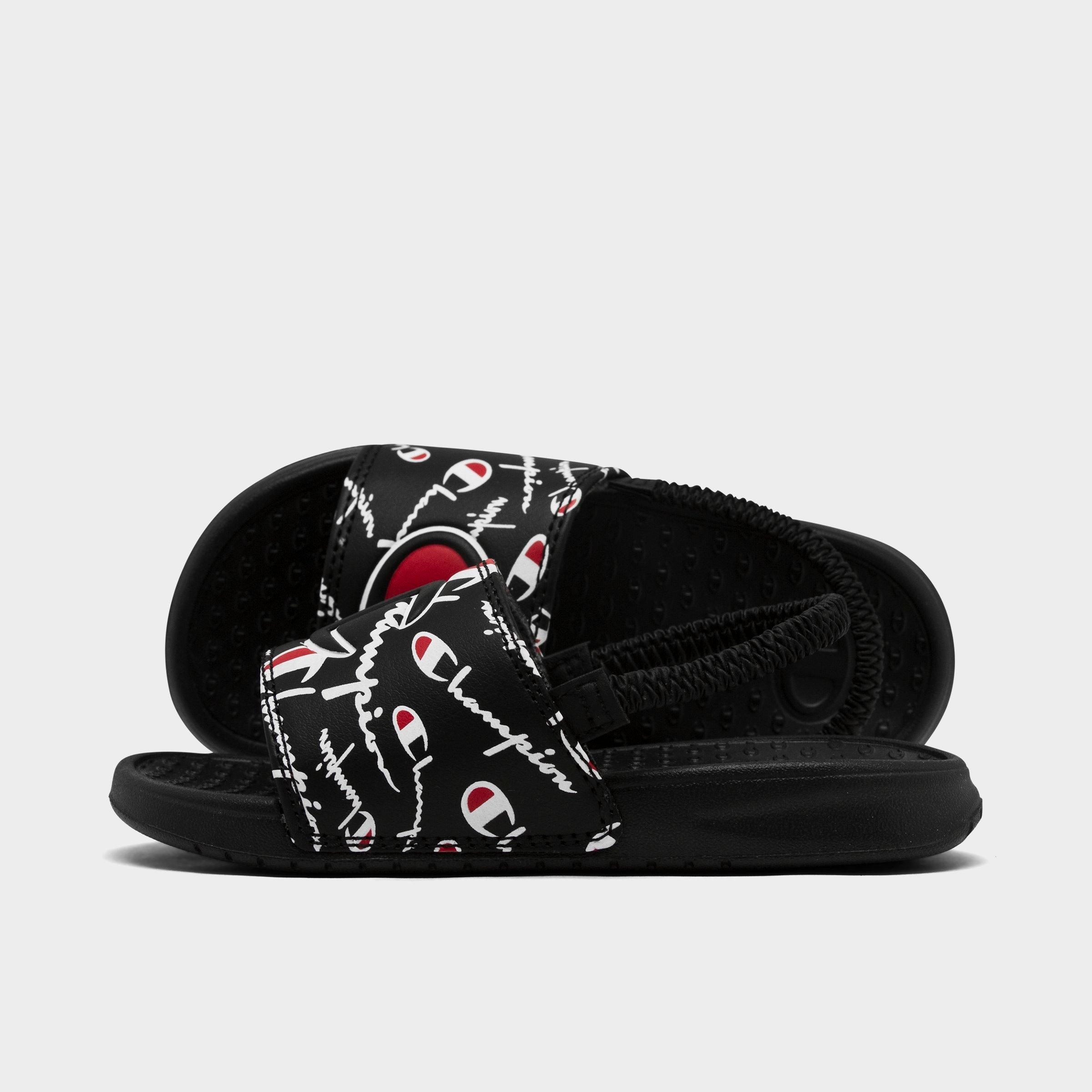 champion slides finish line