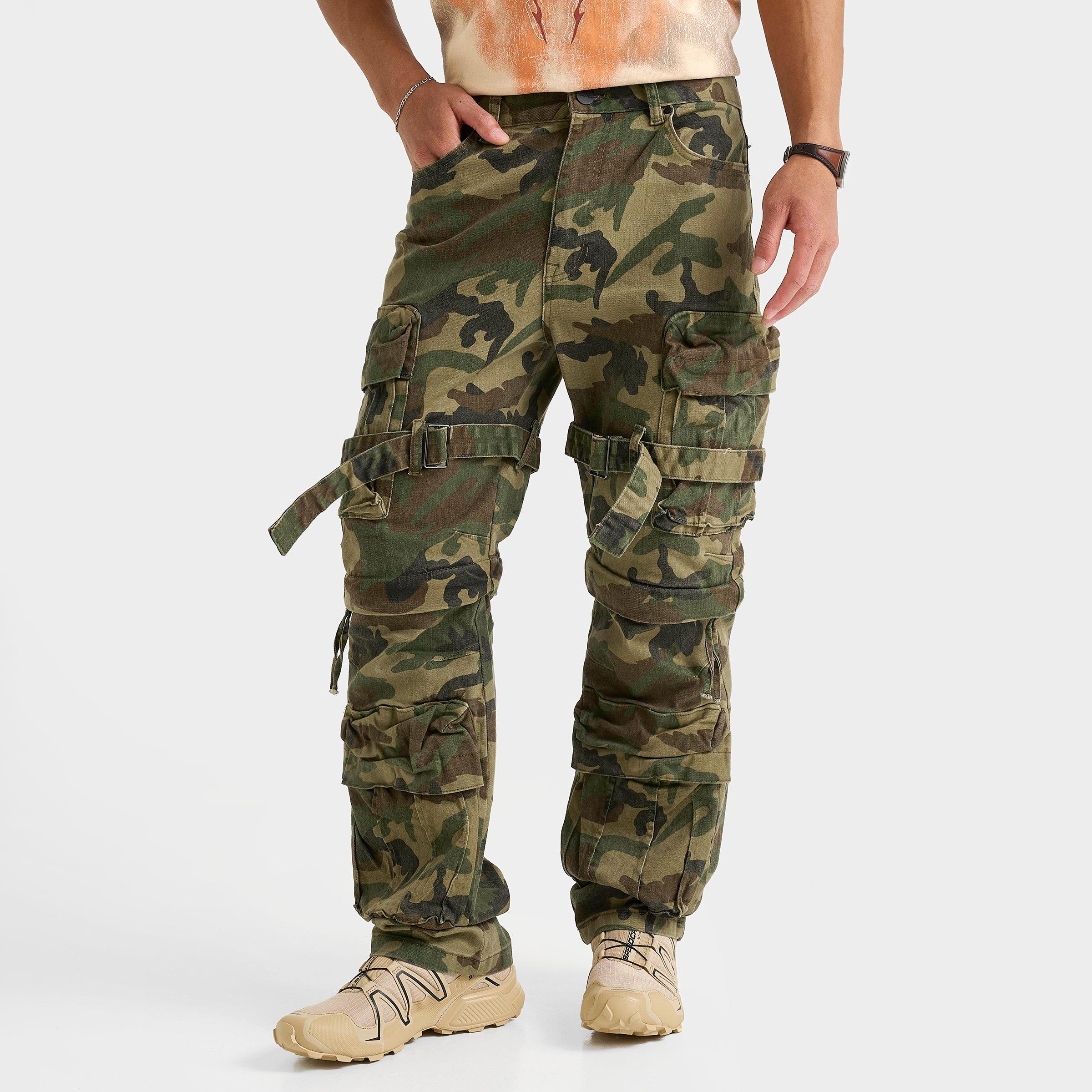 Men's Smoke Rise Stacked Utility Cargo Denim Jeans | Finish Line