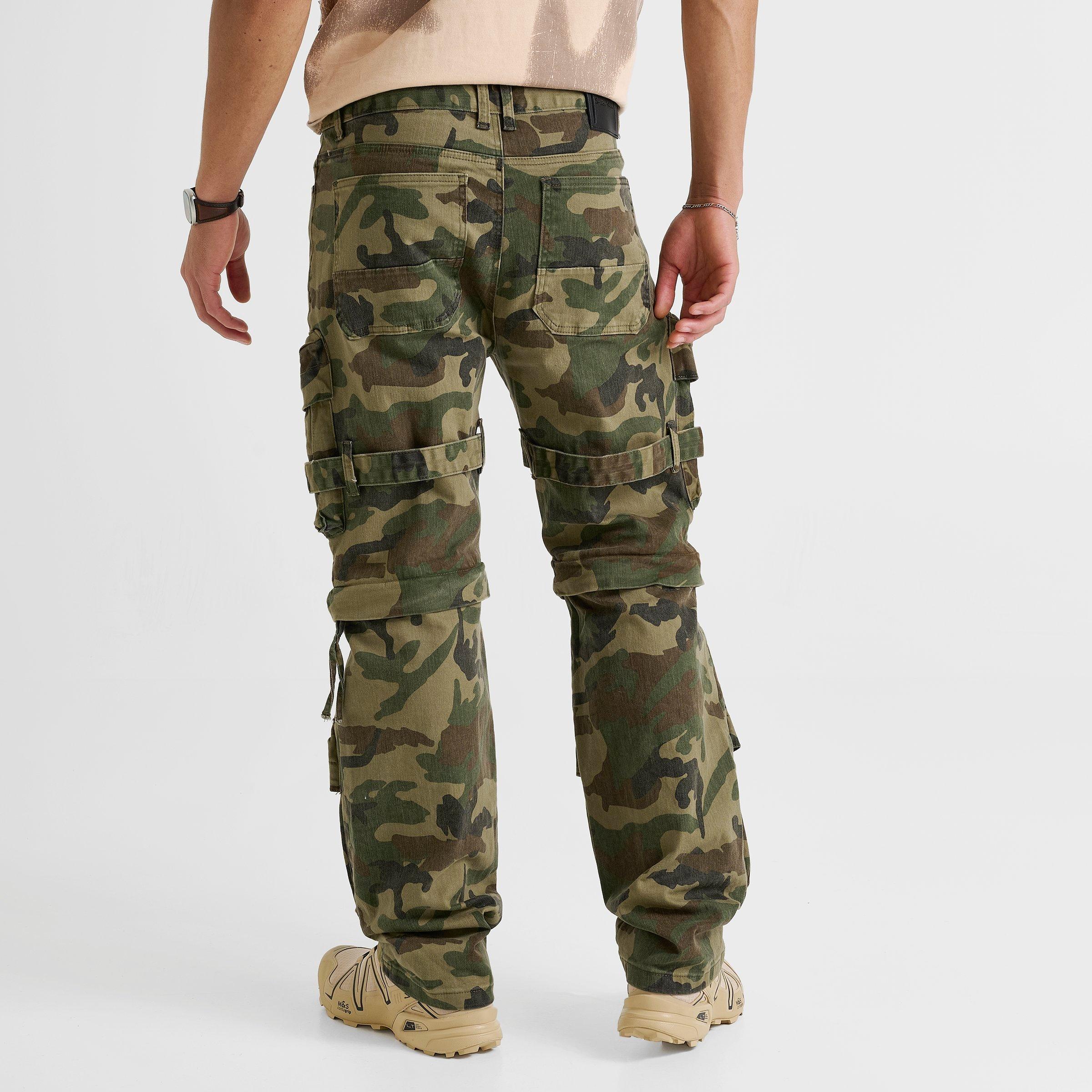 Men's Smoke Rise Stacked Utility Cargo Denim Jeans | Finish Line