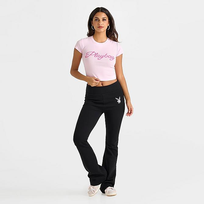 Women's Playboy Script Baby T-Shirt| Finish Line Women's Playboy Script Baby T-Shirt| Finish Line