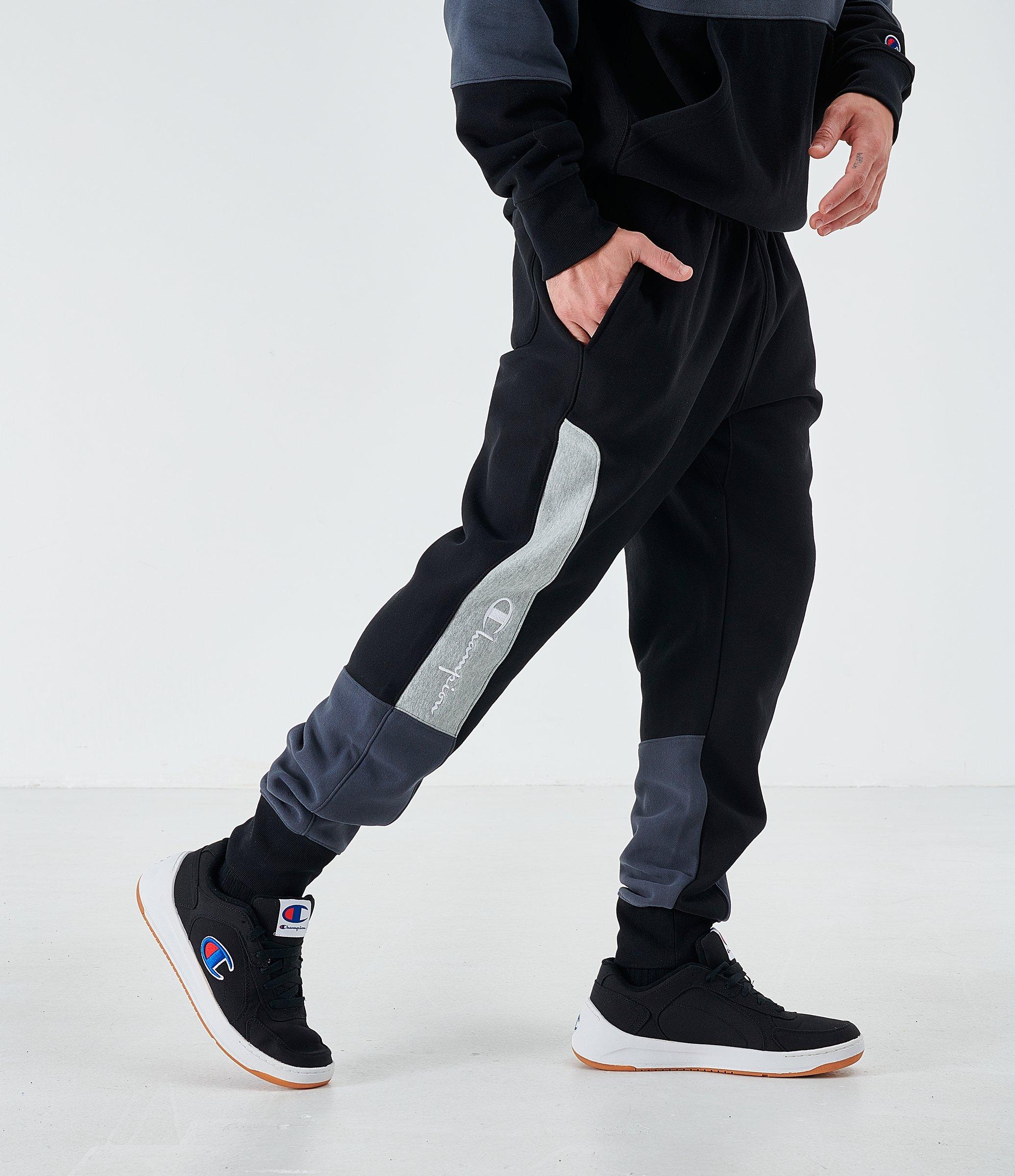 colorblock jogger pants