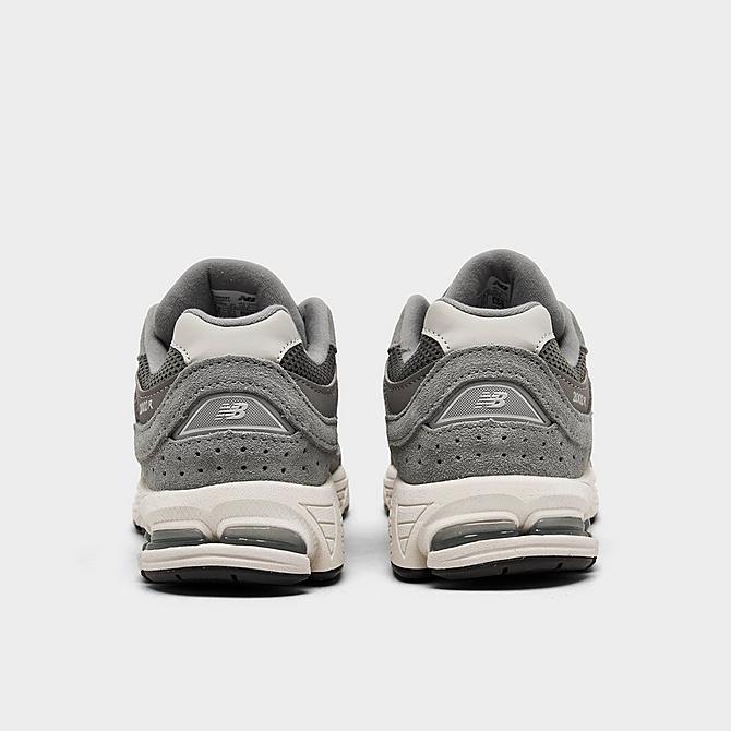 Left view of Little Kids' New Balance 2002R Casual Shoes in Steel/Lead Click to zoom