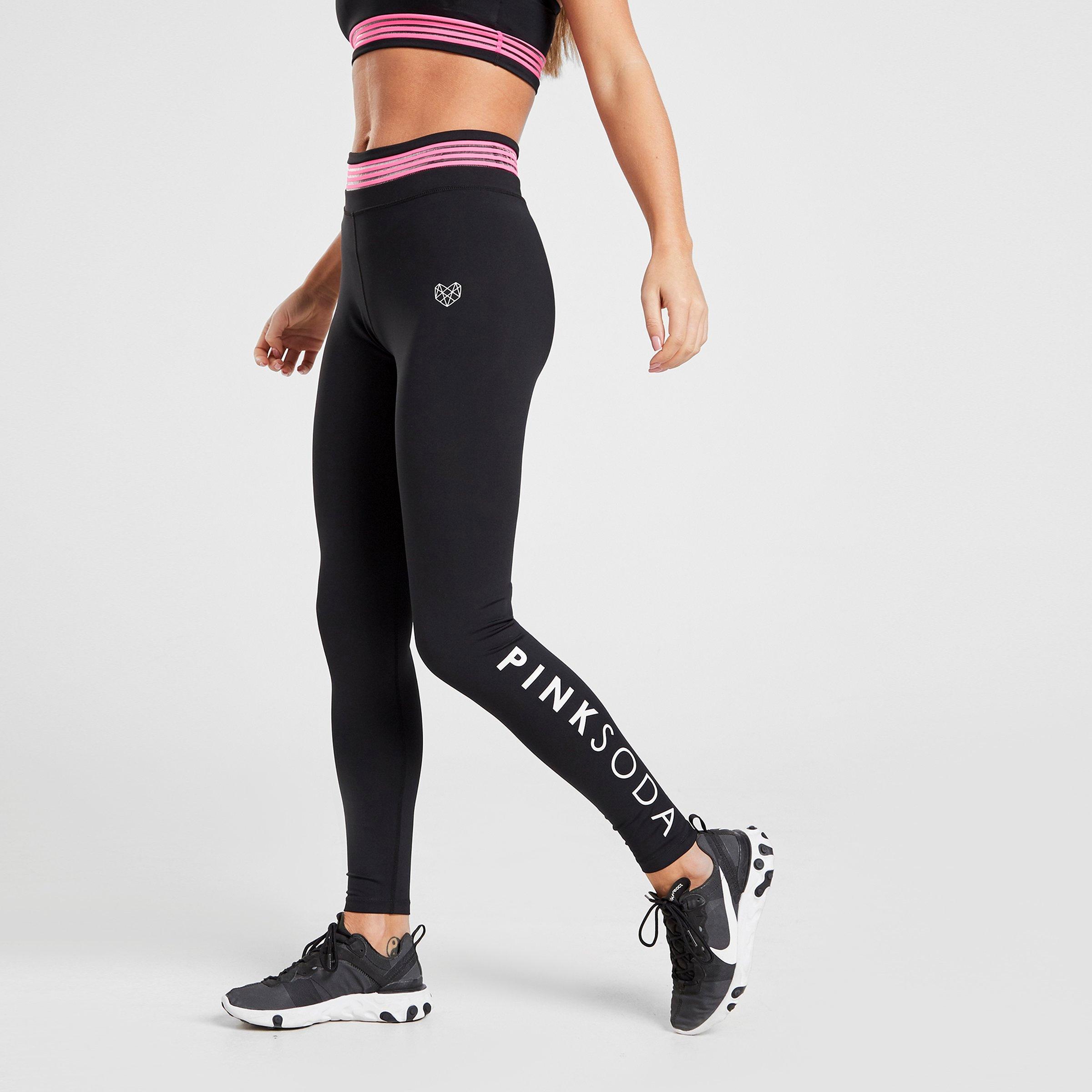 pink soda gym leggings