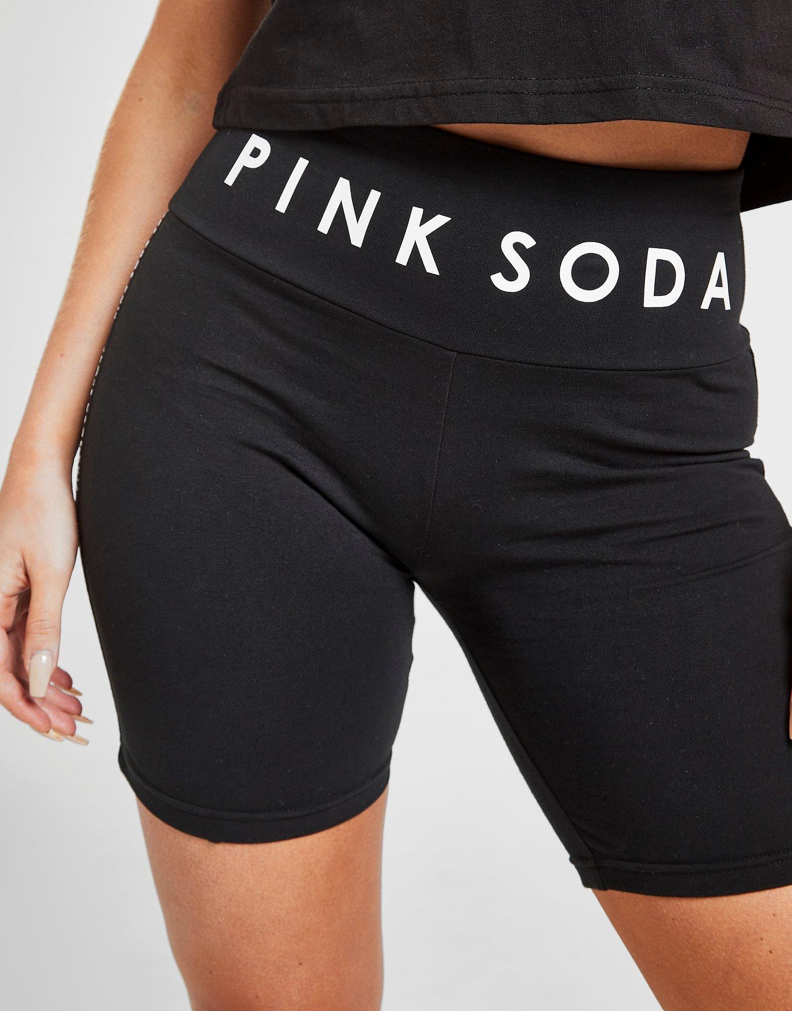 pink soda cycling shorts