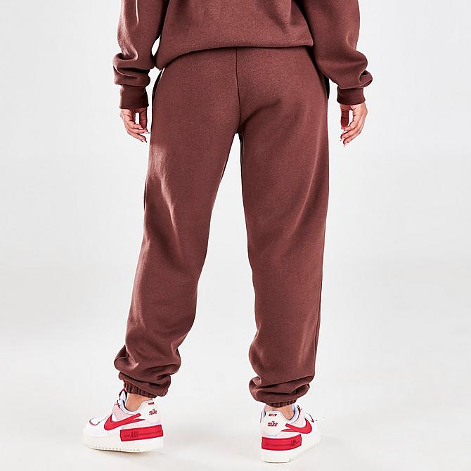 Back Right view of Women's Pink Soda Sport Essentials Sweatpants in Dark Brown Click to zoom