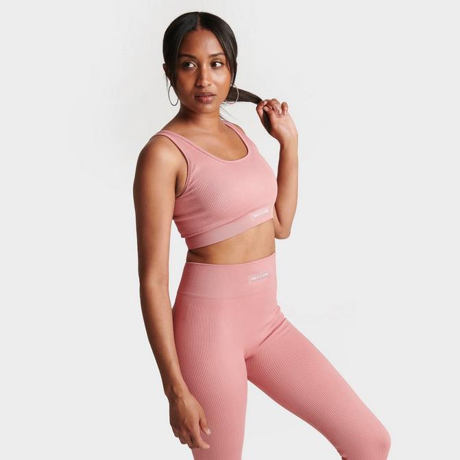 Seamless Logo Sports Bra - PINK