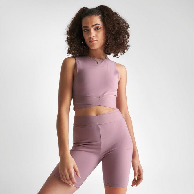 Nike cross crop store top