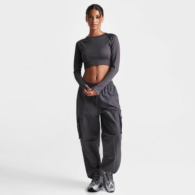 Black Pink Soda Sport Maternity Core Long Sleeve Top - JD Sports NZ