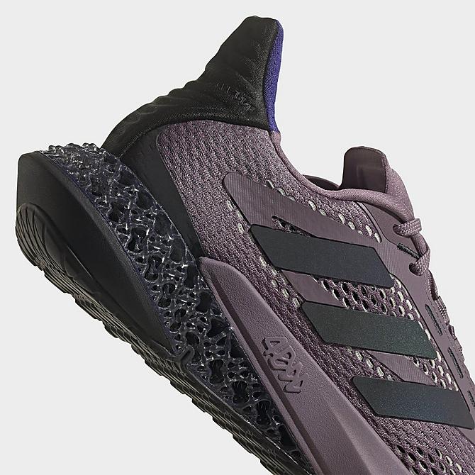Front view of Women's adidas 4D FWD_Pulse Running Shoes in Legacy Purple/Core Black/Carbon Click to zoom