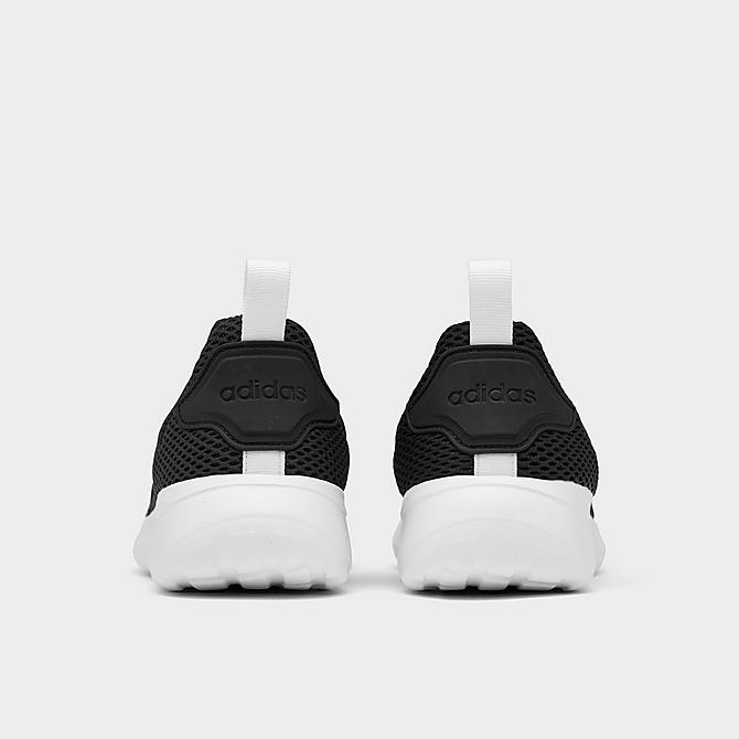 Left view of Girls' Big Kids' adidas Essentials Lite Racer Adapt 3.0 Casual Shoes in Black/White Click to zoom