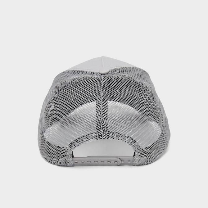 Back view of John Hatter & Co Legends Live Forever Trucker Hat in Grey Click to zoom