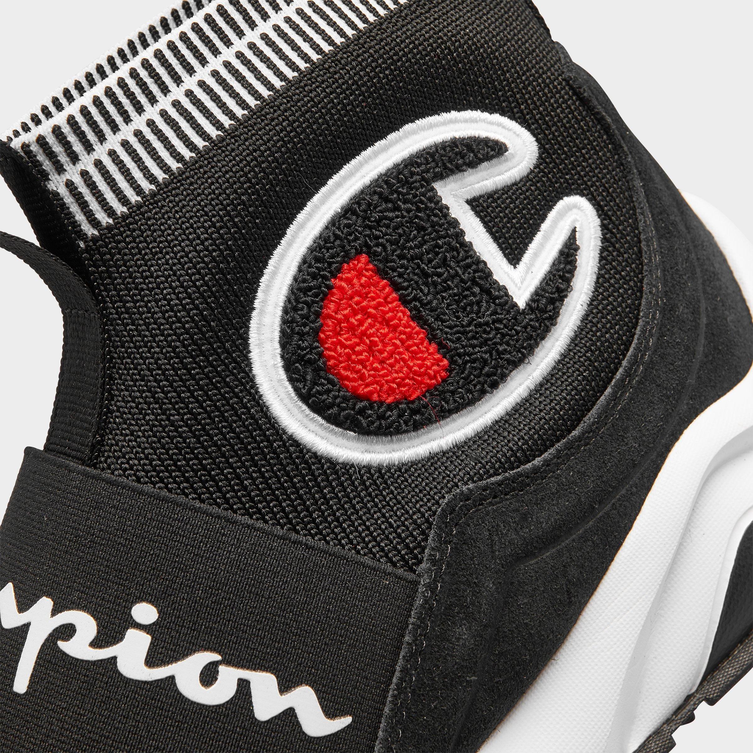 champion rally pro black men's shoe