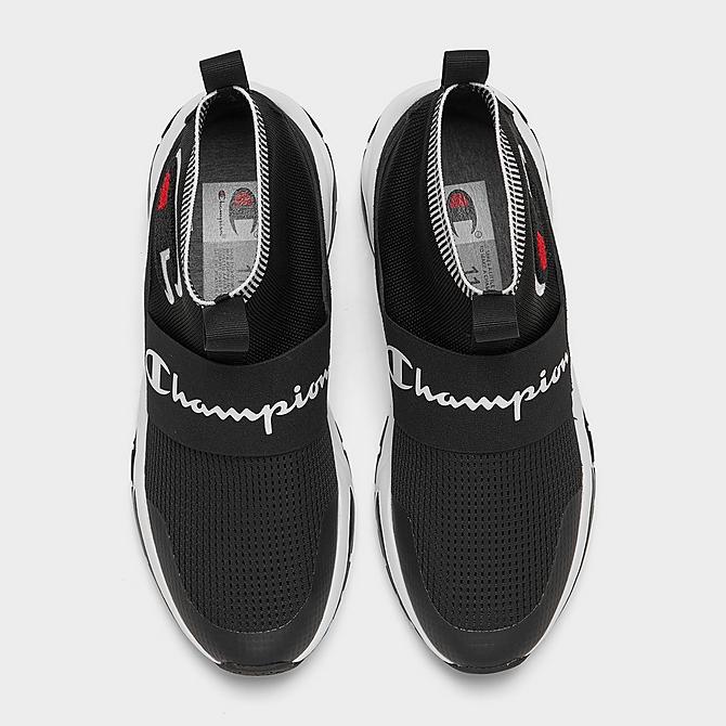 Back view of Men's Champion Rally Pro Casual Shoes in Black Click to zoom