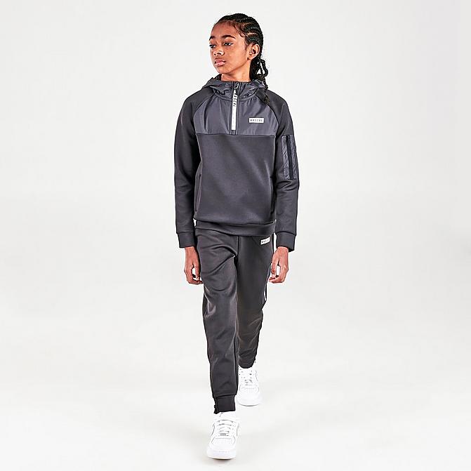 Front view of Boys' Rascal Mission MM Track Pants in Charcoal Click to zoom