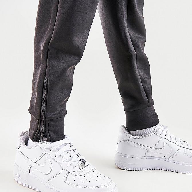 On Model 6 view of Boys' Rascal Mission MM Track Pants in Charcoal Click to zoom