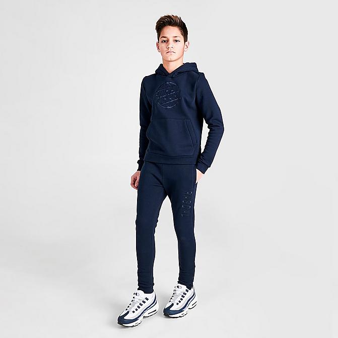 Front view of Boys' Rascal Vortex Jogger Pants in Navy Click to zoom