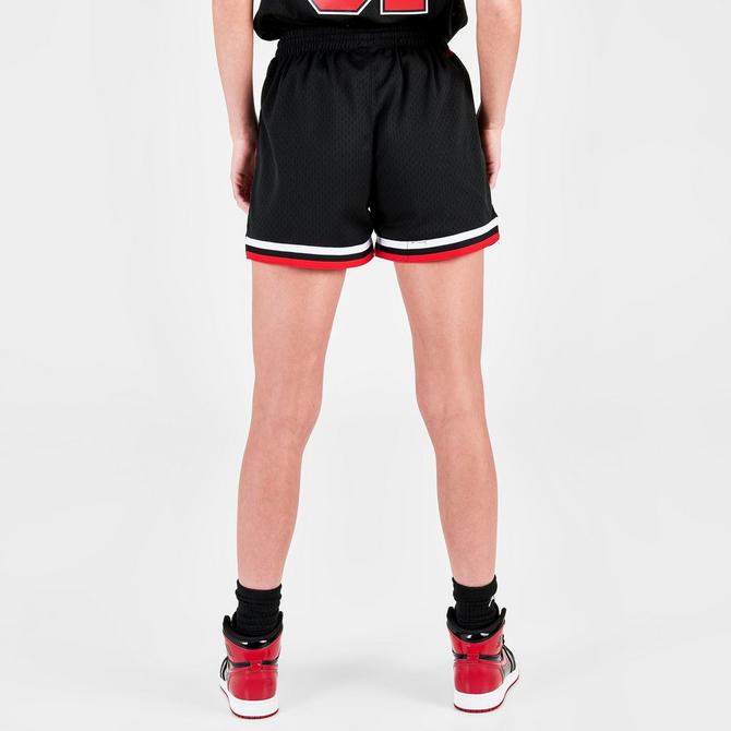 Mitchell & Ness Authentic Black Red Shorts Chicago Bulls Alternate