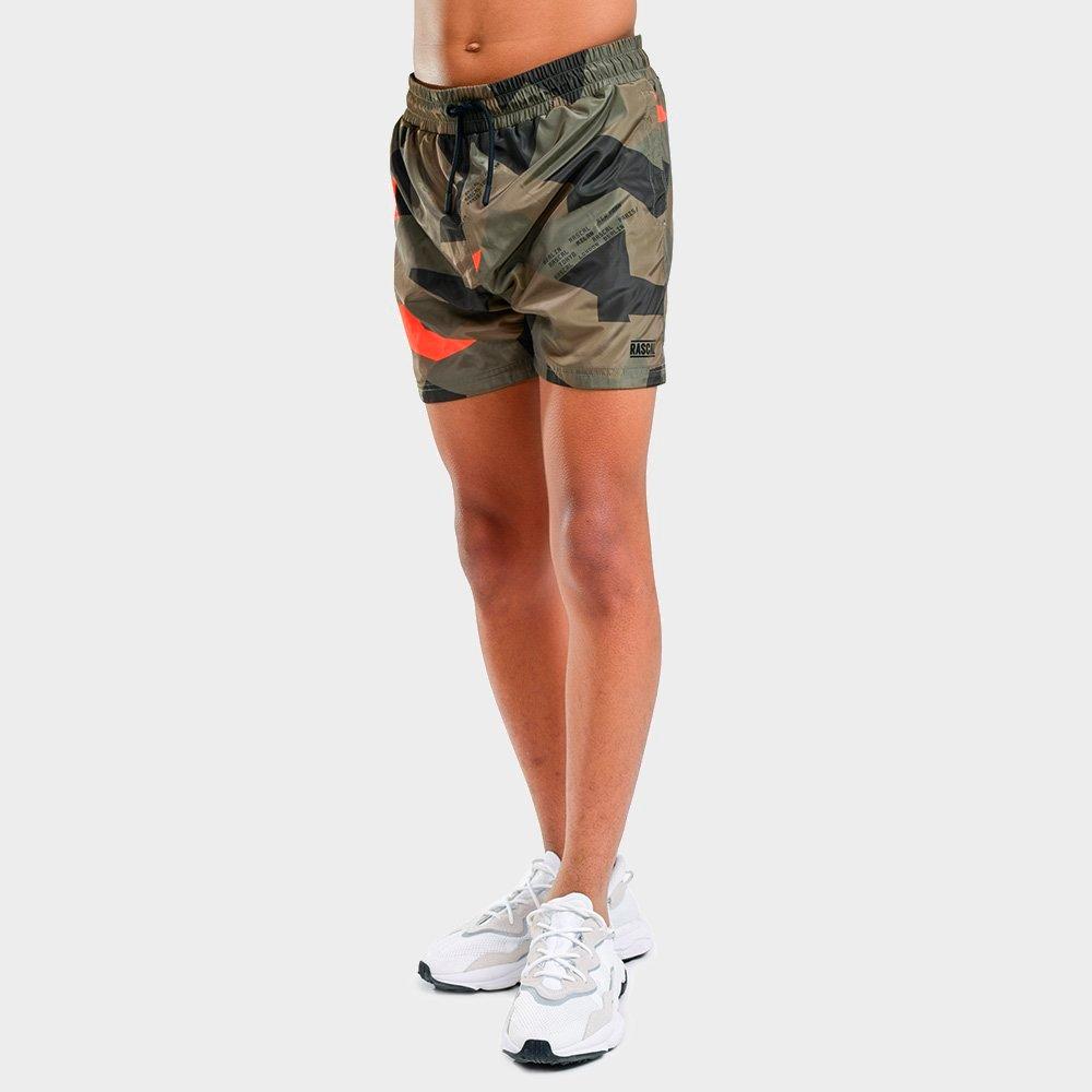 camo swim shorts