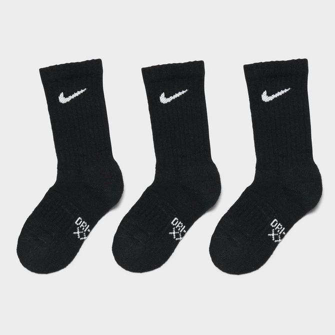 Little Kids Nike Basic Crew Socks 3 Pack
