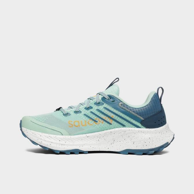Front view of Women's Saucony Ride TR2 Running Shoes in Jade/Mirage Click to zoom