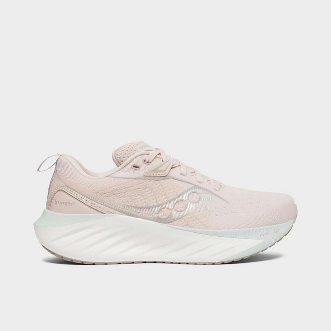 Right view of Women's Saucony Triumph 22 Running Shoes in Black/White Click to zoom