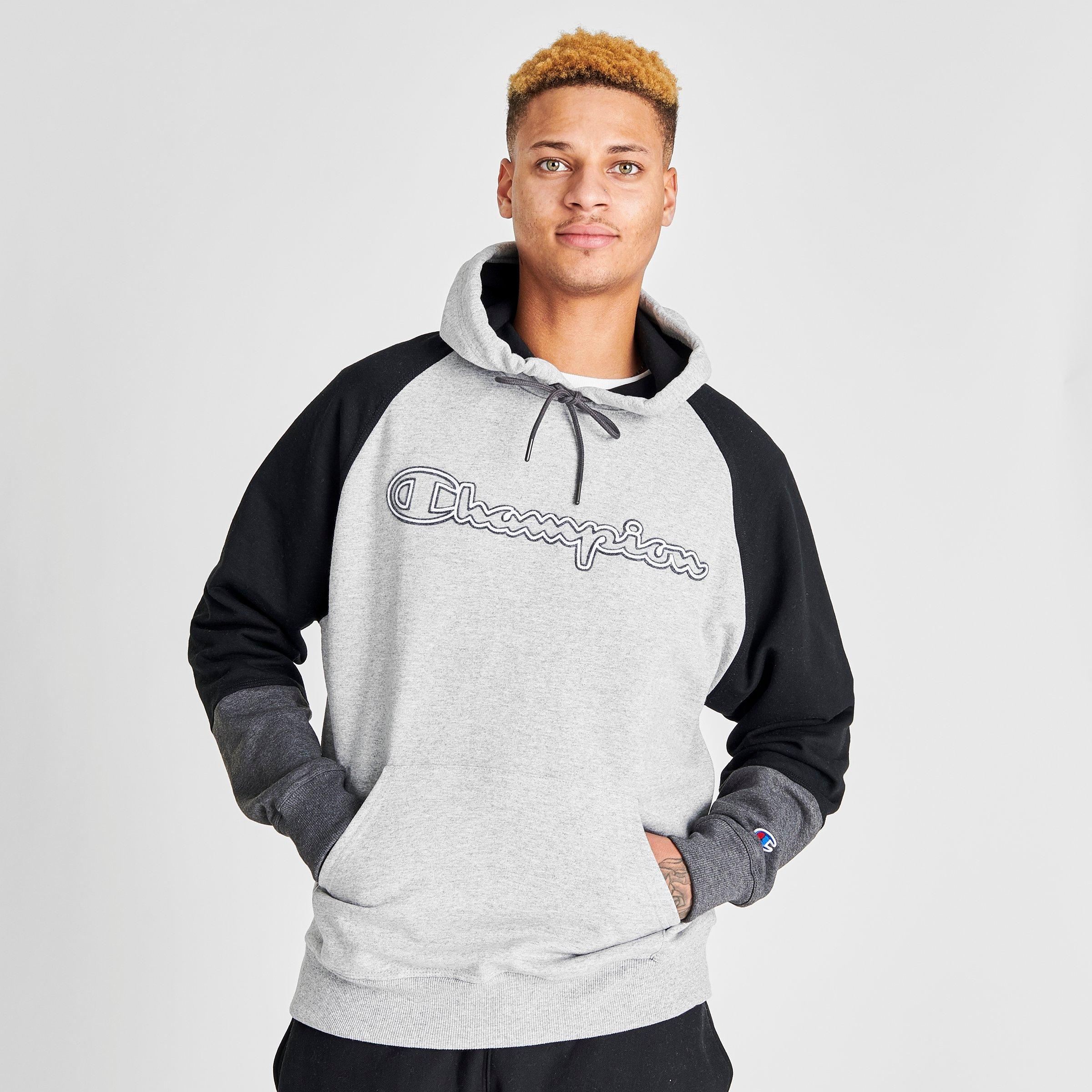 champion colorblock hoodie sweatshirt