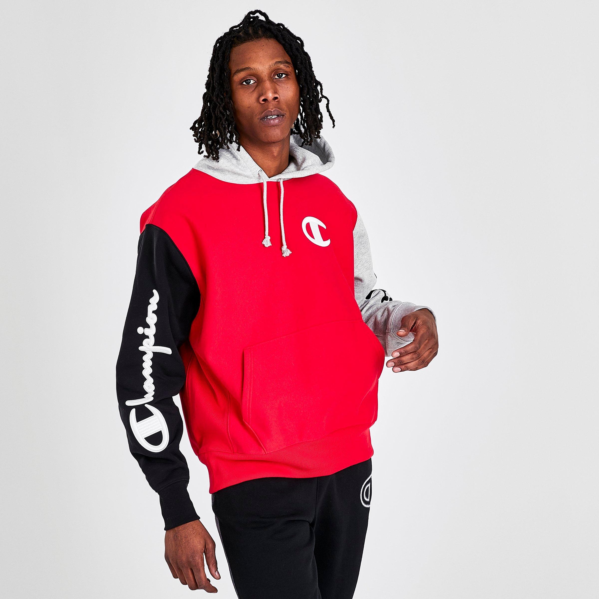 men's champion colorblock hoodie