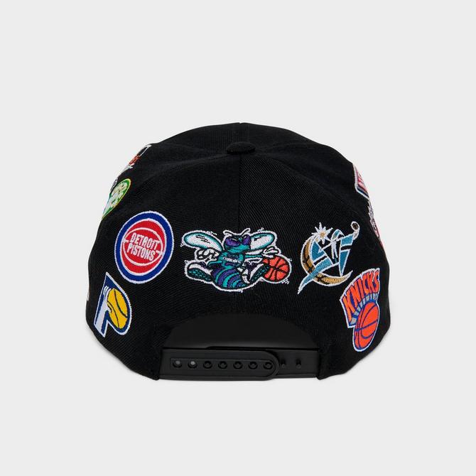Mitchell & Ness Detroit Pistons Off White HWC 2-Tone Snapback Hat