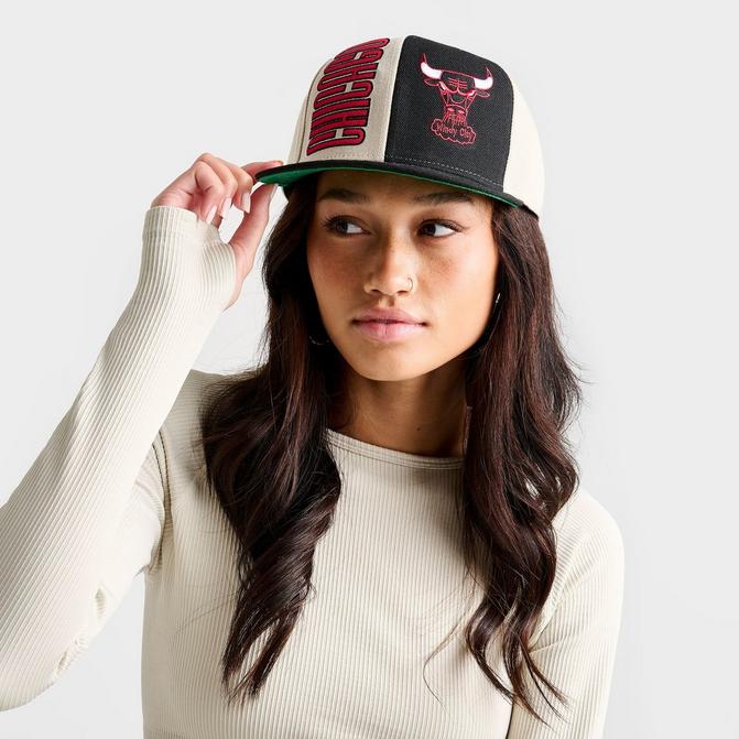 Mitchell Ness Chicago Bulls Snapback Baseball Hat Cap 9Fifty Red Black  Jordan