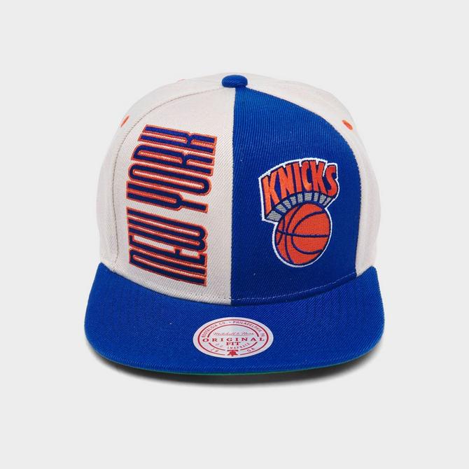 New York Knicks Mitchell & Ness Winner Circle Snapback Hat - Black