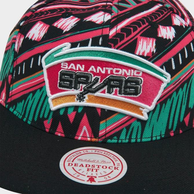 Mitchell & Ness San Antonio Spurs Baseball Cap