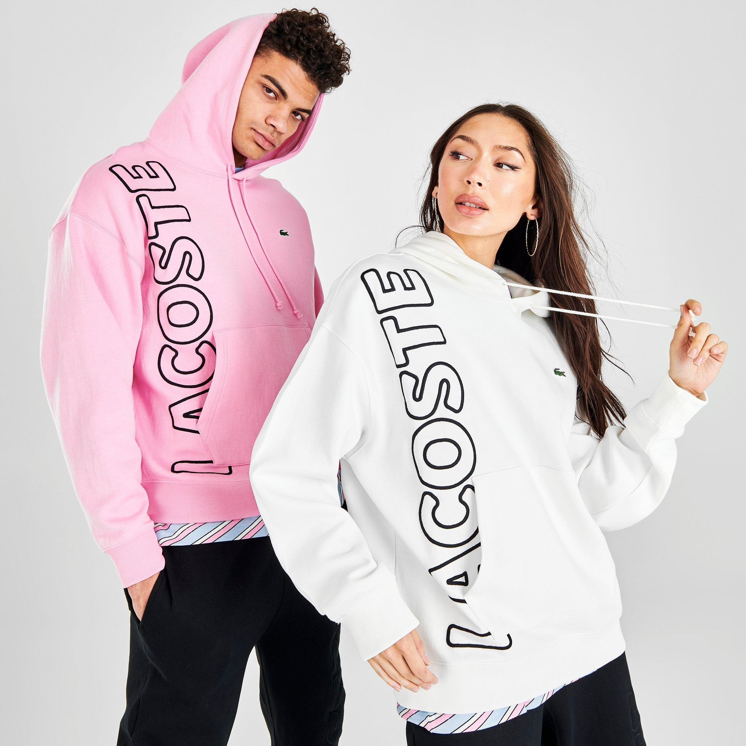 lacoste logo hoodie