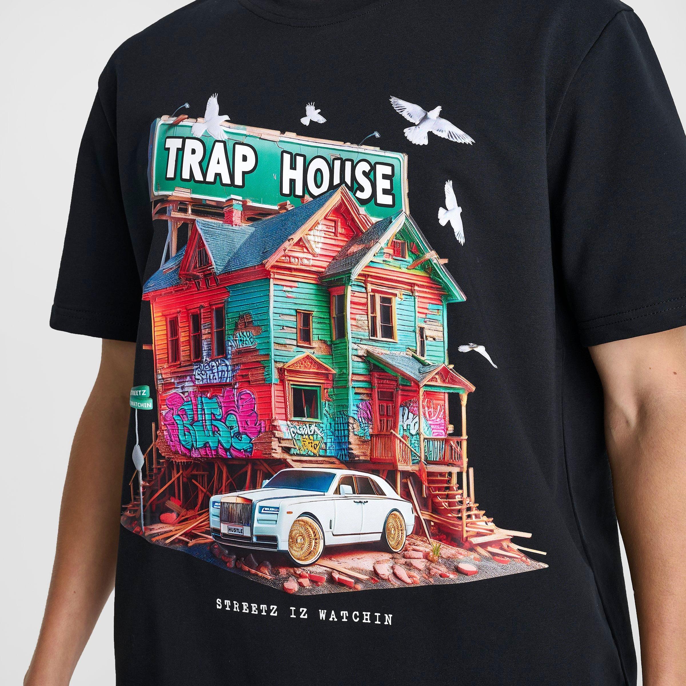 Men's Streetz Iz Watchin Grizzly Graphic T-Shirt