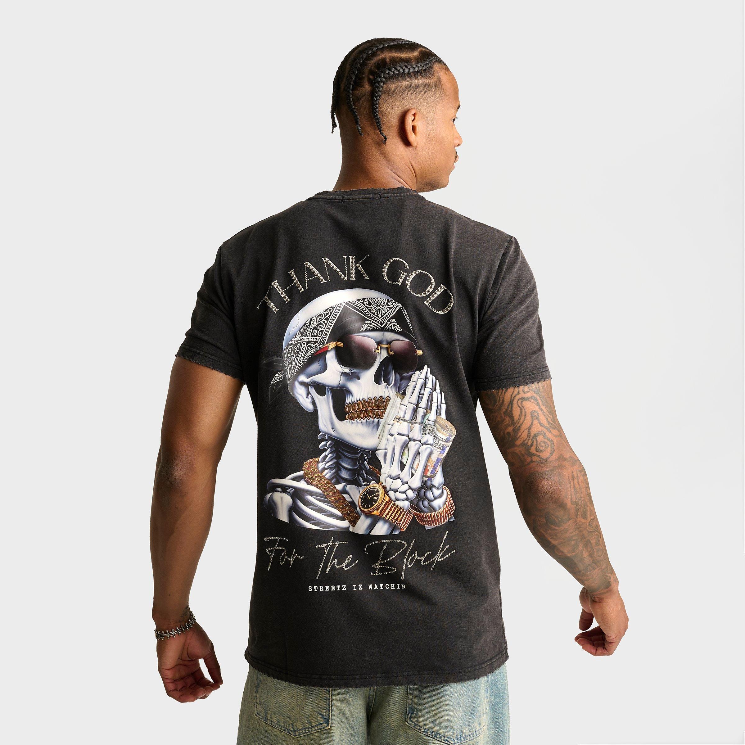Men's Streetz Iz Watchin For The Block T-Shirt | Finish Line