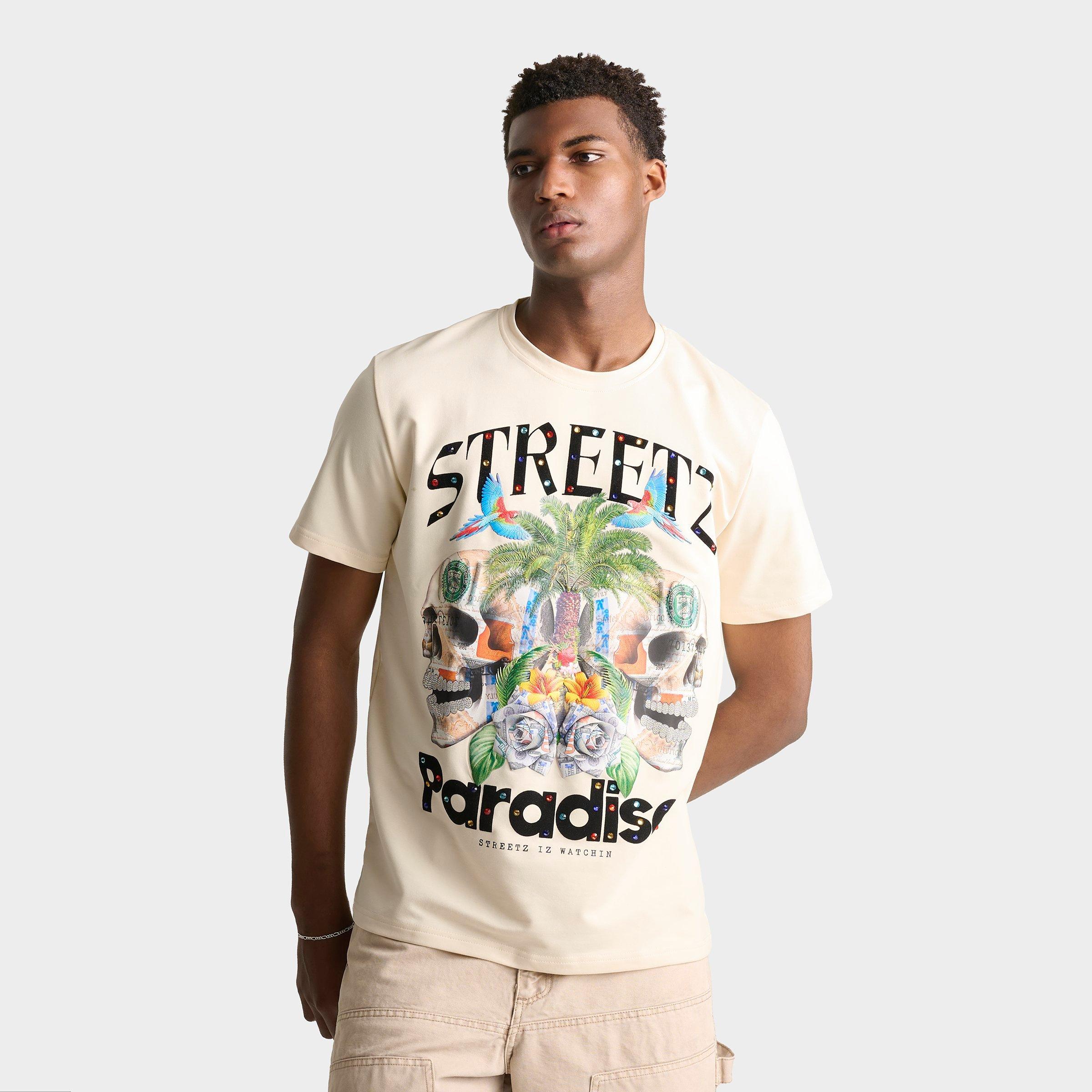 Men's Streetz Iz Watchin Streetz Paradise T-Shirt | Finish Line