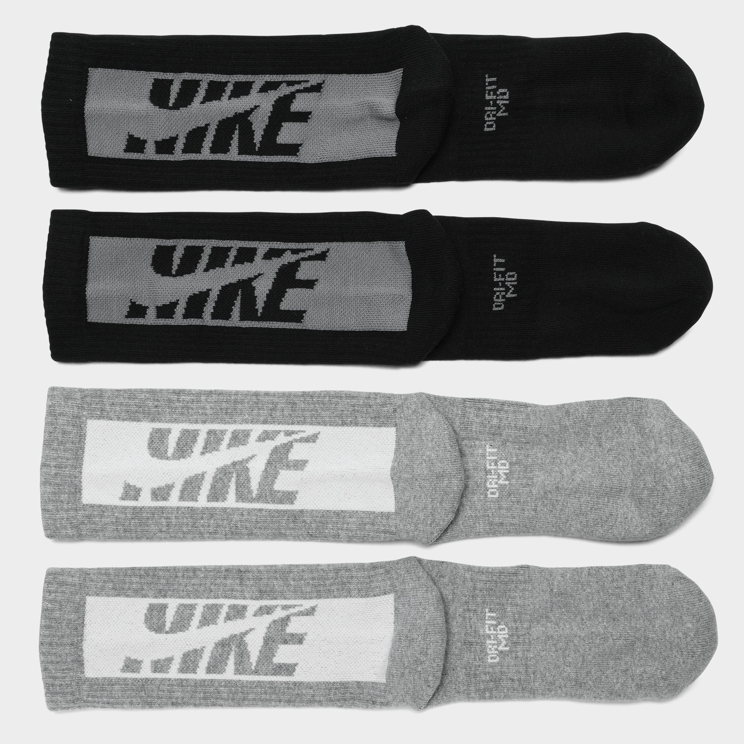 boys white nike crew socks