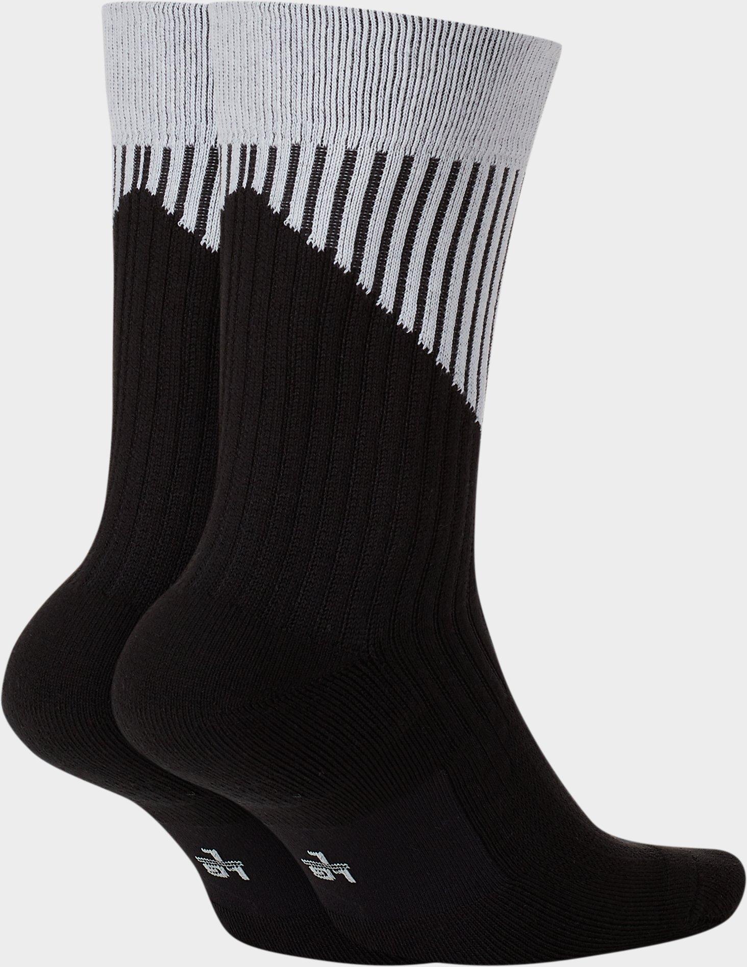 Men S Nike Snkr Sox Swoosh 2 Pack Crew Socks Finish Line