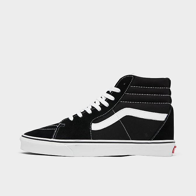 Right view of Vans Sk8-Hi Casual Shoes in Black Click to zoom