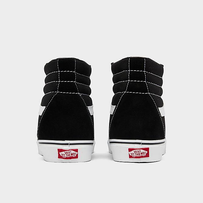 Left view of Vans Sk8-Hi Casual Shoes in Black Click to zoom